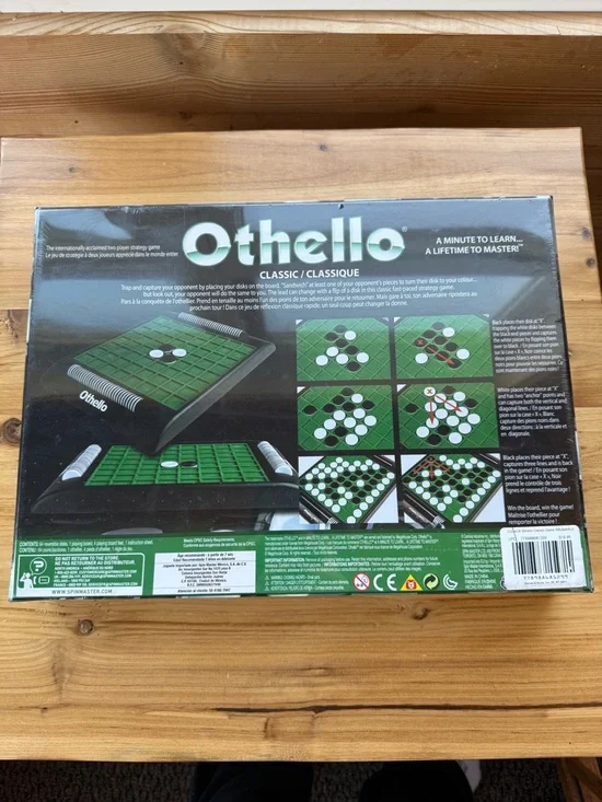 Othello Classic by Spin Master NWT Board Game 2 Players Ages 7+ - Picture 2 of 3